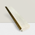 Linen-look white frame moulding - 1110B-303GX