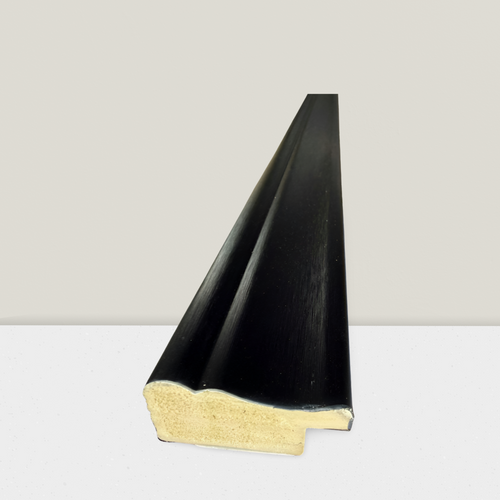 Black Brushed Stepped Profile Frame Moulding - 4523-856007