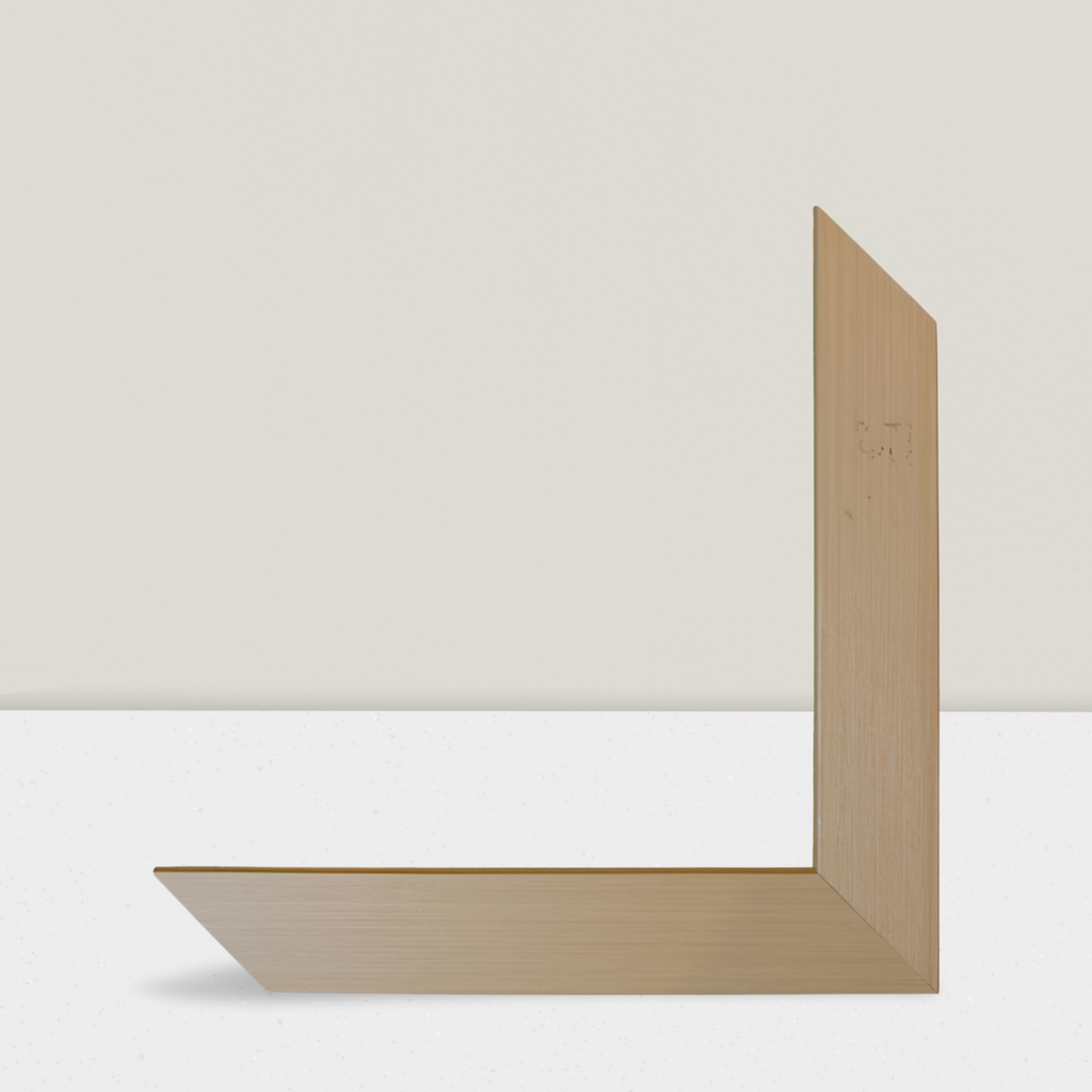 Light oak wood‑effect flat face frame moulding - 8050-4068