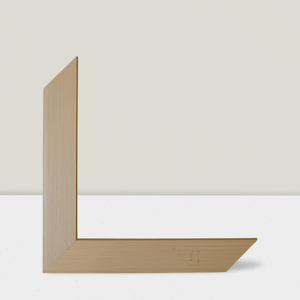 Light oak wood‑effect flat face frame moulding - 8050-4068